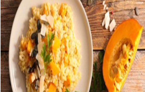 Risotto con la zucca