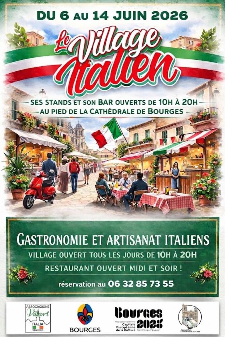 Du samedi 6 au dimanche 14 Juin 2026, le Village italien s&rsquo;installe à nouveau au pied de la Cathédrale.